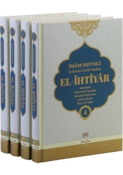 El-Ihtiyar Tercümesi - 4 Kitap Takım