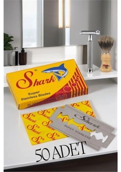 Engithalat Shark 50 Adet Paslanmaz Çelik Tıraş Jileti fiyatları