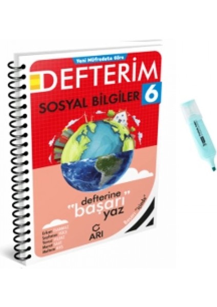 6.sınıf Sosyal Bilgiler Akıllı Defterim (Yeni Müfredat)