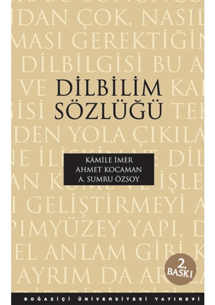 Dilbilim Sözlüğü