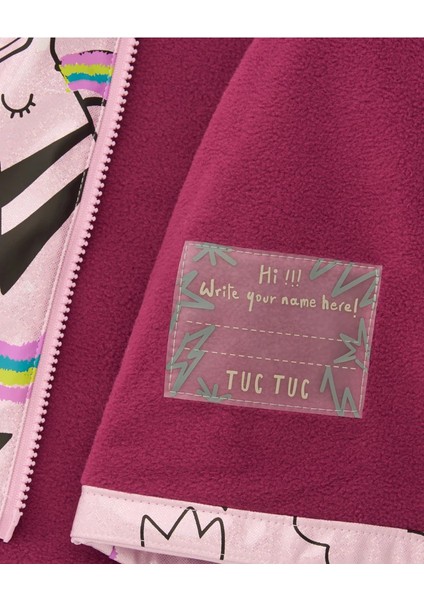 Kız Çocuk Unicorn Desenli Su Geçirmez Pembe Yağmurluk indirimleri