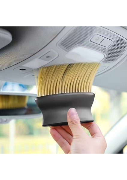Yumuşak Kıllı ve Ergonomik Saplı Araç Içi Detaylı Toz Temizleme Fırçası (4741) fırsatları