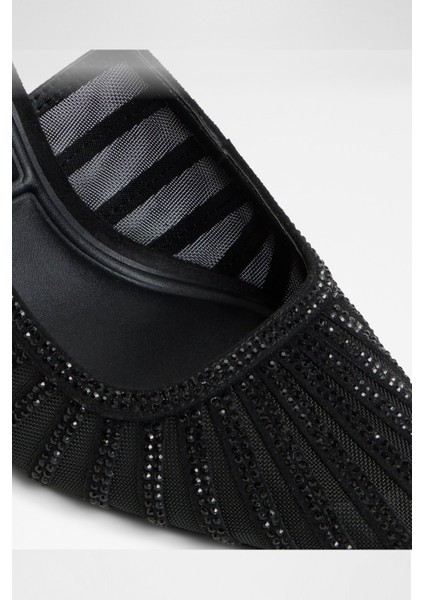 Eluse Ayakkabı Orta Boy Topuklu - Siyah