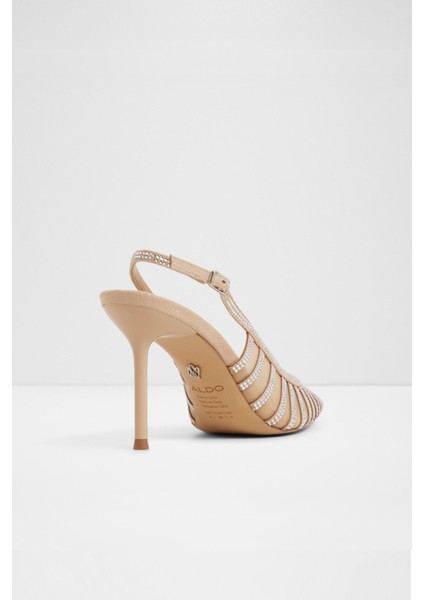 Eluse Ayakkabı Orta Boy Topuklu - Naturel fiyatları