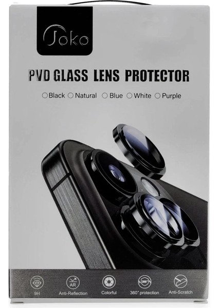 Bfs iPhone 16 Pro Max Pvd Metal Kamera Lens - Gümüş fiyatları