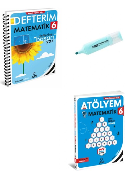 6.sınıf Matematik Akıllı Defterim ve Matematik Atölyem Soru Bankası