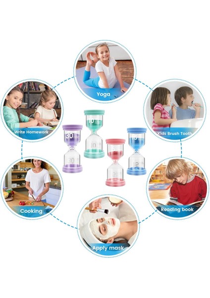 Büro Ev Ofis Hediyesi Için 10CM 15DK Süreli Kum Saati fiyatları