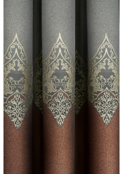 Evora Desen Pano Fon, Kiremit, 1 / 3 Sık Pileli ( Tek Kanat ) Fon, Tül, Perde, fiyatları