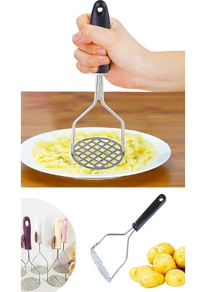 Patates Ezici – Ergonomik Saplı, Dayanıklı ve Kolay Temizlenebilir Mutfak Yardımcısı modelleri