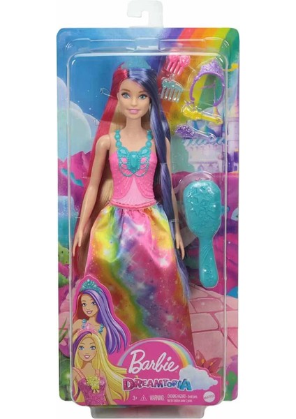 Nessiworld Barbie Dreamtopia Uzun Saçlı Bebekler GTF37 fırsatları