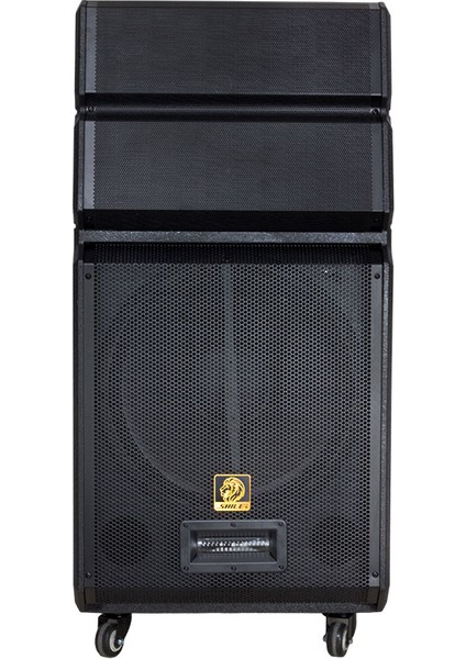 SL-1612B Iki El Mikrofonlu-Kumandalı Usb/sd/bt/fm Taşınabilir Hoparlör