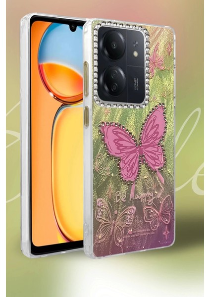 Bfs Xiaomi Redmi 13C Kılıf Blade Aynalı Desenli Kapak - Desen 9 fiyatları