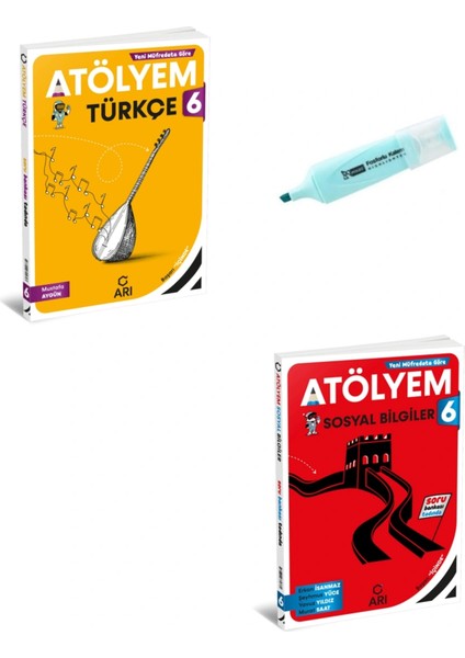 6.sınıf Türkçe ve Sosyal Bilgiler Atölyem Soru Bankası