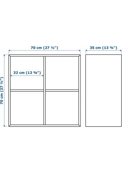 Eket Dolap Ünitesi Beyaz 70 x 35 x 70 Cm fiyatları