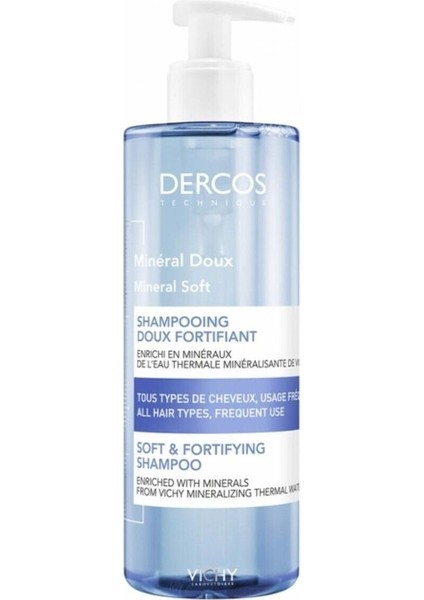 Vichy Dercos Mineral Soft Şampuan 400 ml