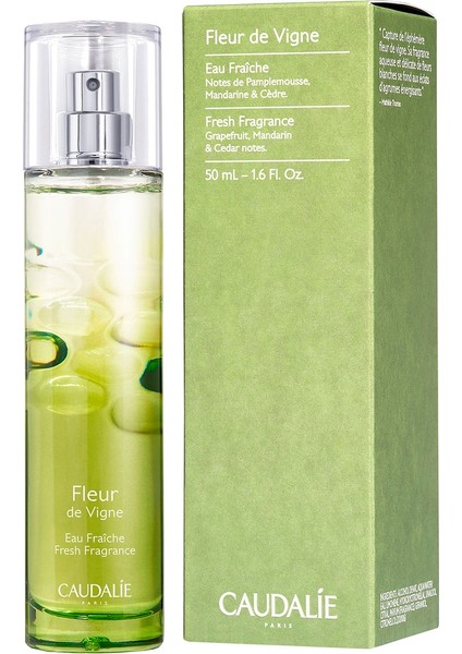 Asfstore Caudalie Fleur De Vigne Fresh Fragrance Üzüm Çiçeği Aromalı Parfüm 50 ml fiyatları