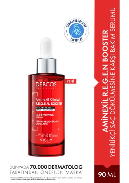 Vichy Dercos Aminexil Clinical R.e.g.e.n. Booster 90 ml