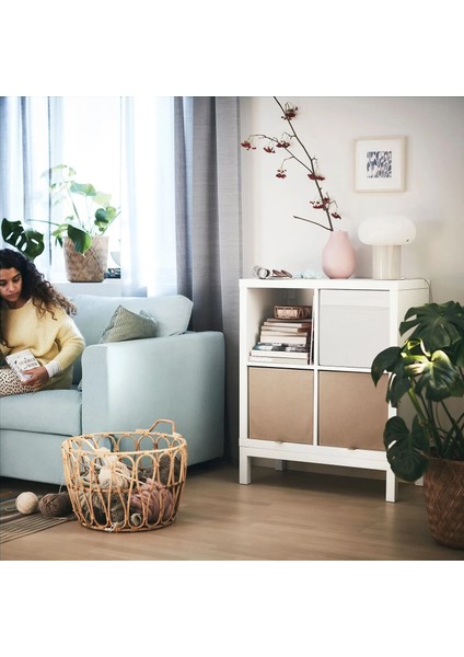 Kallax Açık Raf Ünitesi Beyaz-Beyaz 77 x 94 Cm fırsatları