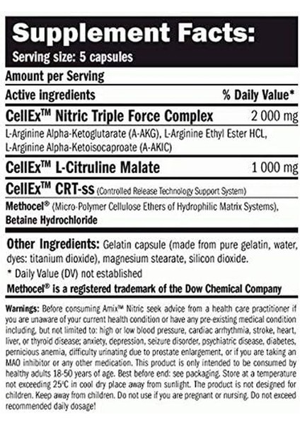 Nitric Oxide Arginine Booster 350 Caps fiyatları