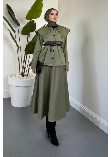 Jose Kemerli Etekli Takım Haki