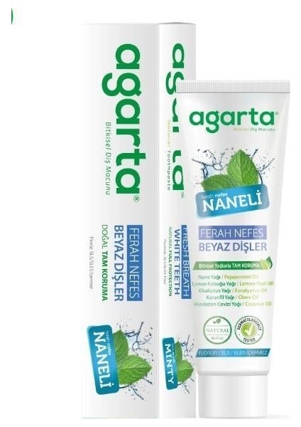 Nessiworld Agarta Doğal Diş Macunu 100 ml Nane Özlü