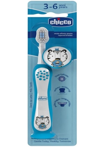 Nessiworld Chicco Diş Fırçası 3-6 Yaş Tiger