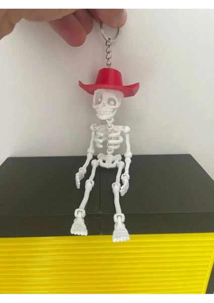 Iskelet Dikiz Ayna Süsü Çanta Süsü Yüksek Kaliteli Baskı (2 Adet) fiyatları