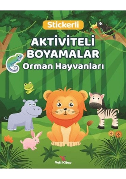 Orman Hayvanları Aktiviteli Boyamalar