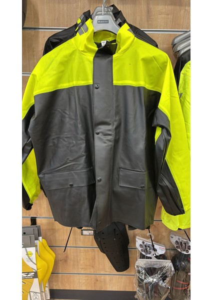 ASTARLI YAĞMURLUK TAKIM KURYE PAKETÇİ PVC NEON SARI S indirimleri