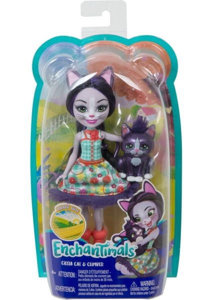 Nessiworld GJX40 Enchantimals Ciesta Cat ve Climber