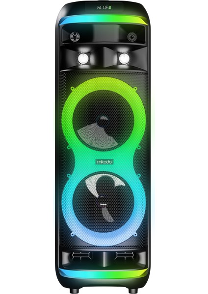 MD-64BT 60W 1 Adet Kablosuz Mikrofonlu Usb+Tf+Tws+Aux+Bt Destekli Siyah Ses Sistemi fiyatları