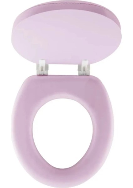Pembe Yumuşak Klozet Kapak Büyük Puf 42X41 cm (5263)