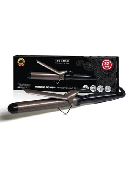 Titanyum Kaplı 32 mm Siyah Saç Maşası, Şık ve Güçlü Performans fiyatları