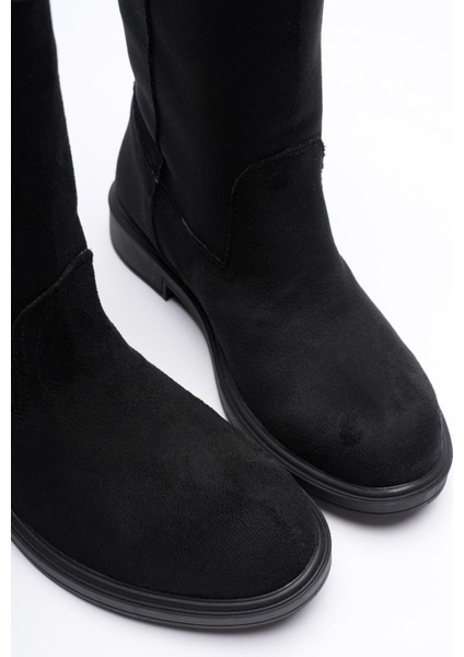 Kadın Süet Uzun Bot Siyah Niva fiyatları