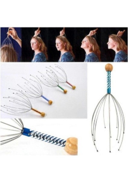 El ile Kullanımlı Kafa Masaj Teli, Rahatlatıcı ve Baş Ağrısı Hafifletici Araç indirimleri