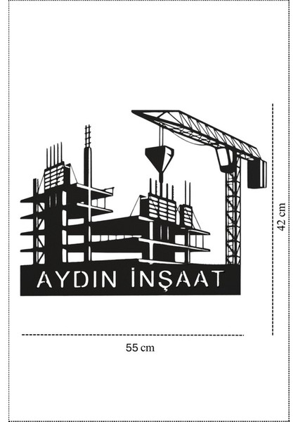 Şirketlere Özel Metal Duvar Dekorasyonu Firma Duvar Tablosu Ofis Dekoru 42X55 cm fırsatları