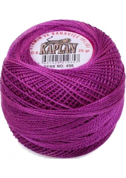 3 Adet Kaplan Etamin ve Kanaviçe Ipi 8 No Kod/renk: 444 - 316 - 498 - Ryl fırsatları