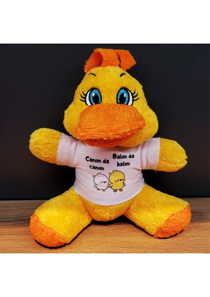 Sevimli Canım Da Canım Balım Da Balım Tasarımlı Peluş Civciv Oyuncak ( Lisinya )