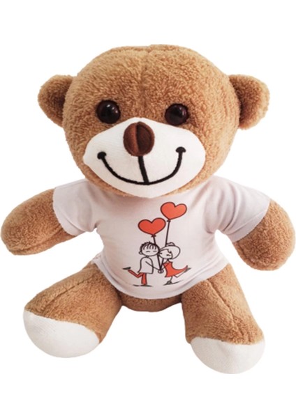 Sevimli Tişörtlü Peluş Ayicik ( Lisinya )