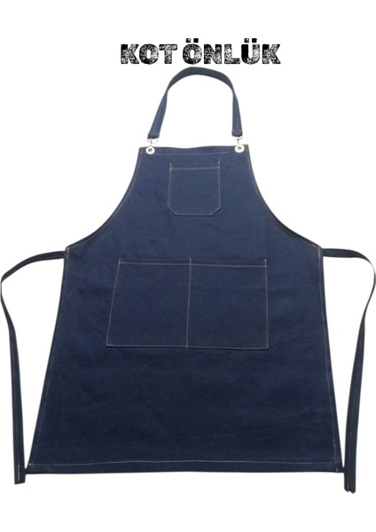 Atölye Barista Seramik Aşçı Master Chef Çiçekçi Pastacı Kot Denim Önlük modelleri