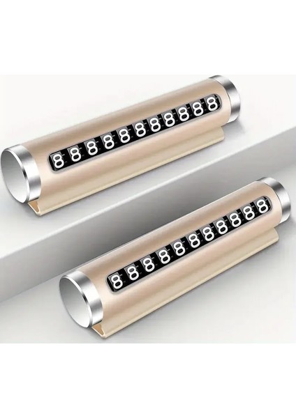 Telefon Numarası Plaka Silindiri Ayarı Renkli Metal Alüminyum Araba Geçici Park Kartı Evrensel Moda Oto Aksesuarları (5060) modelleri
