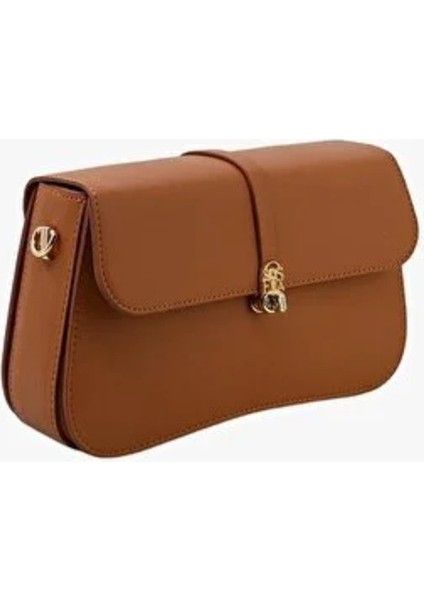 Kadın Çarpraz Askılı Çanta 67-7164 Taba