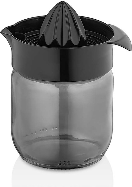 Limon Sıkacağı Qlux Cam Limon Sıkacağı Siyah Limon Sıkacağı C-00417 Bpa Içermez