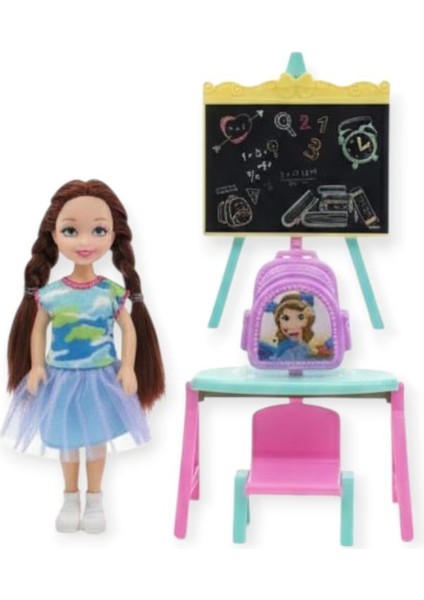 Öğrenme Zamanı - Okul Oyun Seti - A8-21 - Esmer (Lisinya)