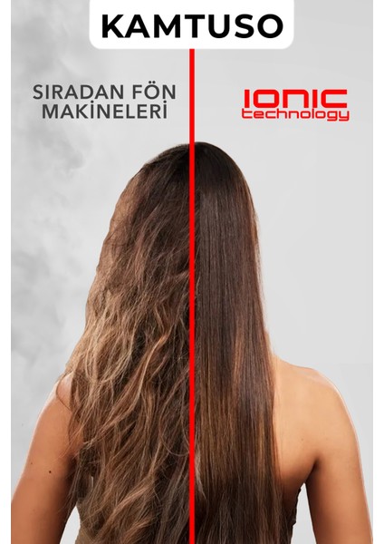 Iyonik Profesyonel Fön Makinesi, Kuaför Tipi, Siyah, Hızlı ve Güçlü Saç Kurutma indirimleri