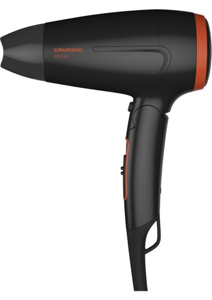 1600 W Güçlü Saç Kurutma ve Fön Makinesi, Siyah