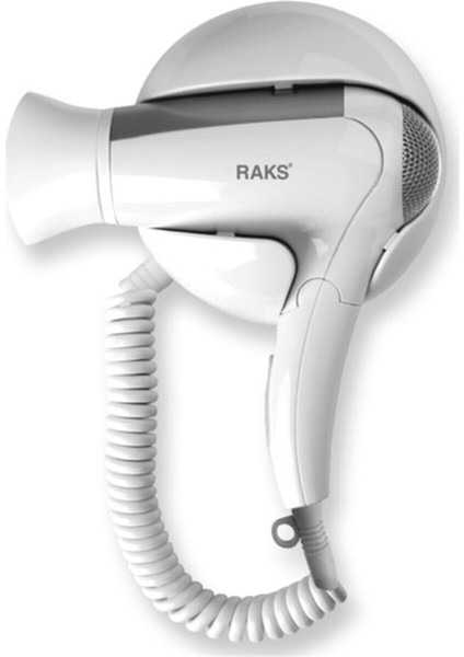 1600 W Otel Tipi Hafif ve Güçlü Saç Kurutma Makinesi Beyaz