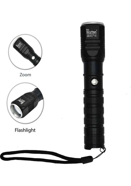 Şarjlı Pilli Zoomlu El Feneri WT-087 ( Lisinya ) fırsatları