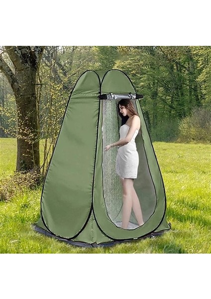 Kamp Alanı Duş Giyinme Wc Çadırı Fotoğrafcı Prova Kabini 190X120X120 ( Lisinya )