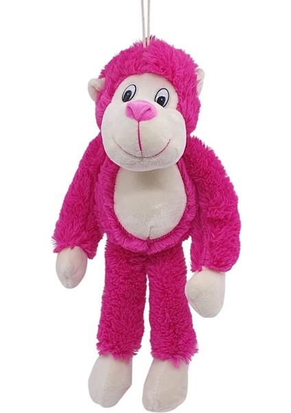 Peluş Maymun 40 cm - Yumuşak Peluş - G5501 - Pembe (Lisinya) fiyatları